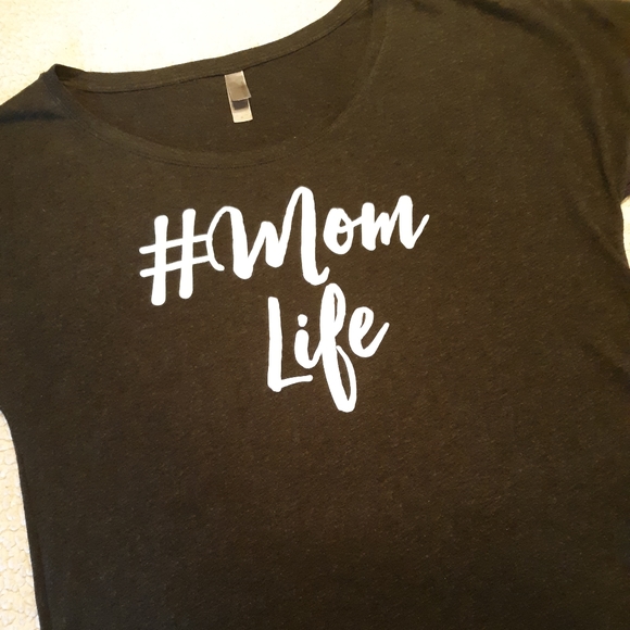 Next Level Apparel Tops - Mom life short sleeve tshirt